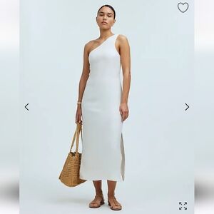 Madewell One-Shoulder Midi Dress